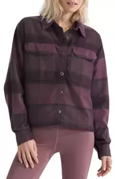 Женская фланелевая рубашка The North Face Valley, цвет Midnight Mauve Plaid