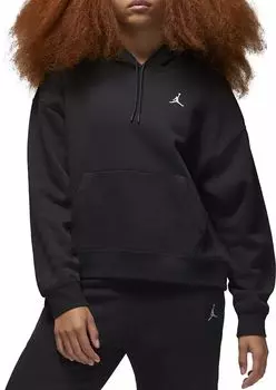 Женская флисовая худи Jordan Brooklyn, черный