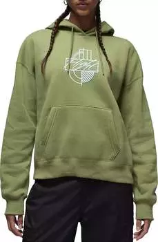 Женская флисовая худи с рисунком Jordan Brooklyn