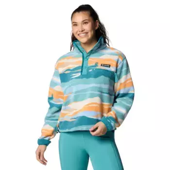 Женская флисовая кофта Columbia Helvetia, зеленый