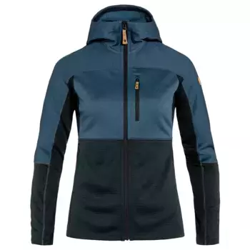 Женская флисовая куртка Fjallraven Abisko Trail, цвет Dark Navy/Indigo Blue
