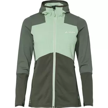 Женская флисовая куртка Monviso Hoodie Grid Vaude, зеленый