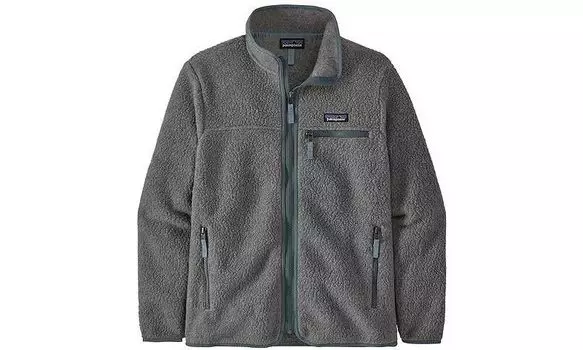 Женская флисовая куртка Patagonia в стиле ретро с ворсом