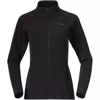 Женская флисовая куртка Rabot среднего слоя Bergans, черный