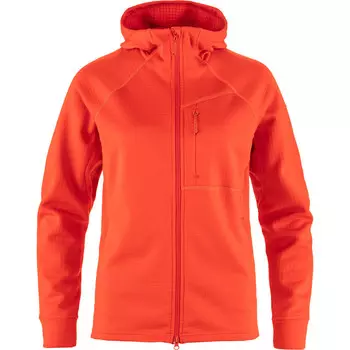 Женская флисовая куртка с капюшоном Abisko Grid Fjallraven, красный