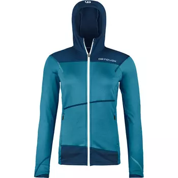 Женская флисовая легкая куртка с капюшоном Ortovox, синий