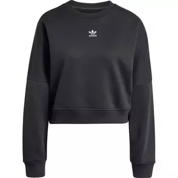 Женская флисовая толстовка adidas Originals Essential Crew, черный