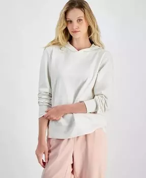 Женская флисовая толстовка с карманами-кенгуру ID Ideology, бежевый