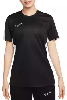 Женская футбольная футболка с короткими рукавами Nike Dri-FIT Academy, черный