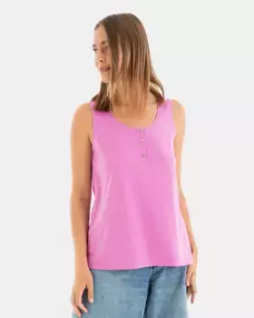 Женская футболка 100% хлопок без рукавов Massana, розовый