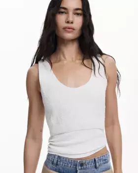 Женская футболка 2 в 1 Desigual, белый