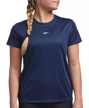 Женская футболка Active Identity Performance с логотипом Tech Reebok, синий