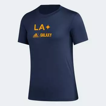 Женская футболка adidas Galaxy Pre-Game, цвет team navy / multi