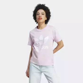 Женская футболка adidas Originals Adicolor Classics Trefoil, цвет Rosa