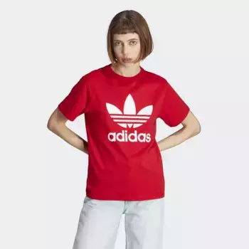Женская футболка adidas Originals Adicolor Classics Trefoil, красный