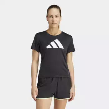 Женская футболка Adidas Run It, черный
