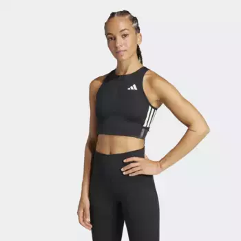 Женская футболка Adizero Crop adidas, черный