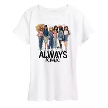 Женская футболка Always Iconic с принтом Barbie, белый