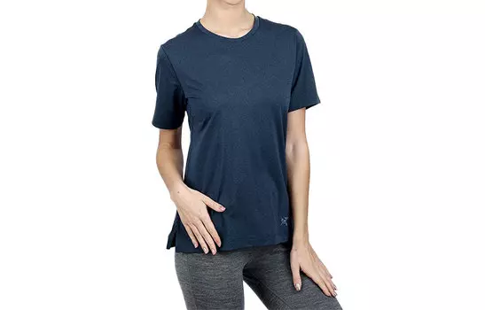 Женская футболка Arcteryx, цвет Cobalt Moon