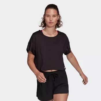Женская футболка ателье без спинки Adidas, белый