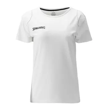 Женская футболка Basketball Essential Tee БЕЛАЯ SPALDING, цвет weiss