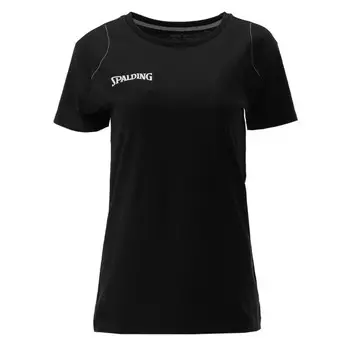 Женская футболка Basketball Essential Tee ЧЕРНАЯ SPALDING, цвет schwarz