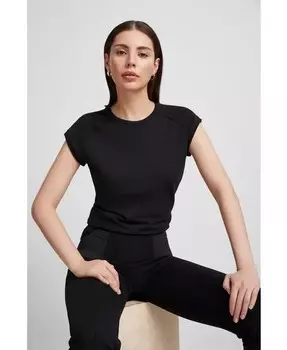 Женская футболка-батарея Marcella, черный