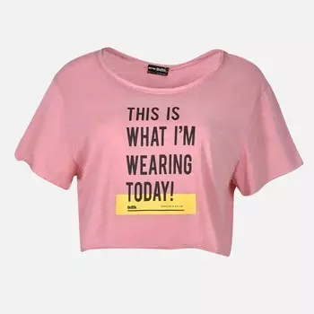 Женская футболка бдтк Body Talk, розовый