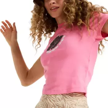 Женская футболка Beach Love Roxy, розовый