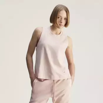 Женская футболка без рукавов Adidas by Stella McCartney Logo Adidas, цвет Rosa