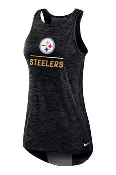 Женская футболка без рукавов Fanatics Pittsburgh Steelers Nike, черный