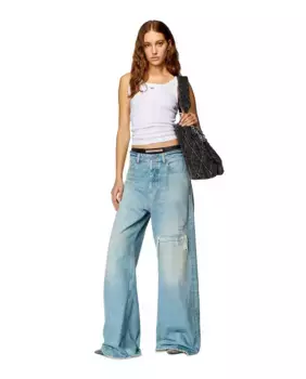 Женская футболка без рукавов с логотипом Diesel, белый