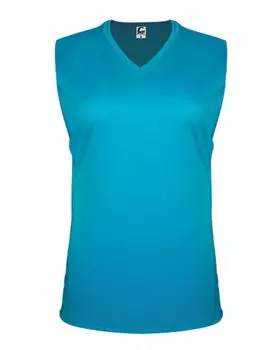 Женская футболка без рукавов с V-образным вырезом C2 Sport, цвет electric blue