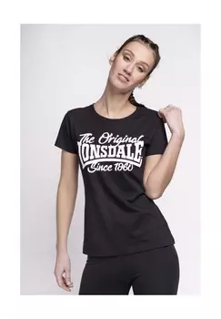 Женская футболка BIRDGEMERE LONSDALE, черный