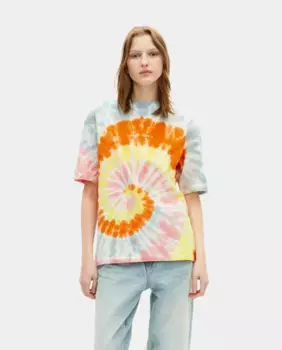 Женская футболка большого размера с принтом тай-дай The Kooples, мультиколор