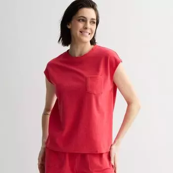 Женская футболка-боксер из махровой ткани Sonoma Goods For Life, цвет hawaii rose