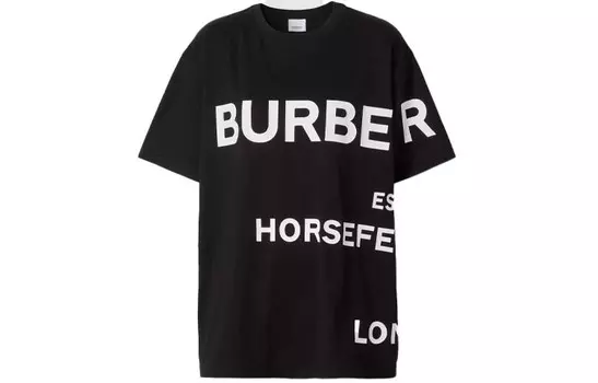 Женская футболка Burberry, цвет Black