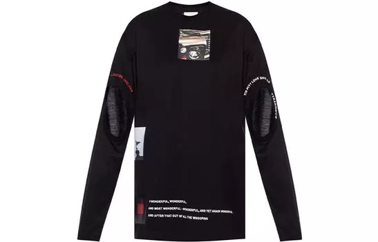Женская футболка Burberry, цвет Black