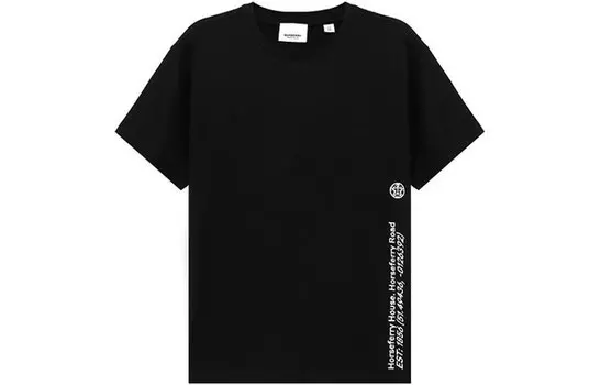 Женская футболка Burberry, цвет Black