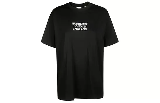 Женская футболка Burberry, цвет Black