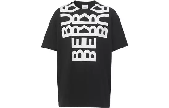 Женская футболка Burberry, цвет Black