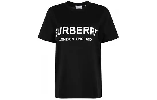 Женская футболка Burberry, цвет Black