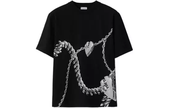 Женская футболка Burberry, цвет Black
