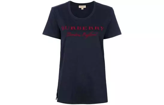 Женская футболка Burberry, цвет Blue