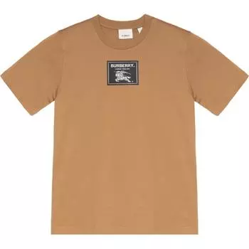 Женская футболка Burberry, цвет Camel