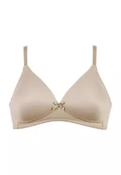 Женская футболка-бюстгальтер с бантом NATURANA, цвет Skin