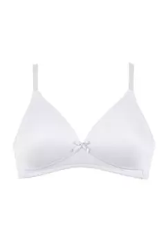 Женская футболка-бюстгальтер с бантом NATURANA, белый