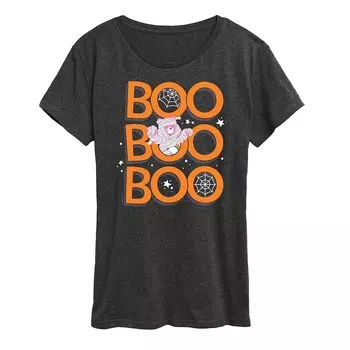 Женская футболка Care Bears Boo Mummy Halloween с рисунком Licensed Character, цвет Heather Charcoal