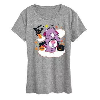 Женская футболка Care Bears с рисунком Хэллоуина Licensed Character, цвет Heather Gray