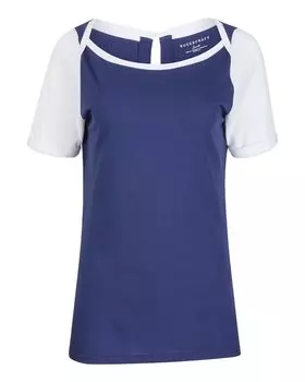 Женская футболка «Carefree» Boxercraft, темно-синий/белый